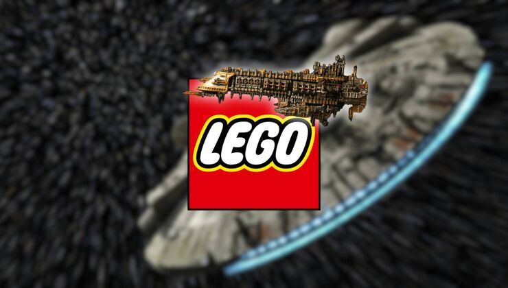 LEGO Fan Transforms Millennium Falcon Set Into Warhammer 40K Battleship With No Extra Pieces