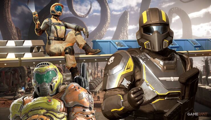 Brand-New Steam Release Throws Helldivers 2, Satisfactory, and Doom in a Blender
