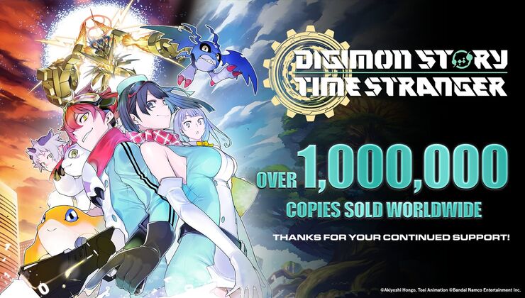 Digimon Story Time Stranger Sells 1,000,000 Copies