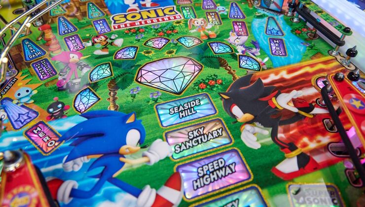Jersey Jack Fully Reveals Its Sonic the Hedgehog Pinball