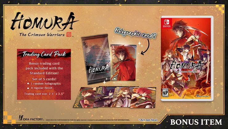 Bonus Card Packs Included In Homura: The Crimson Warriors
