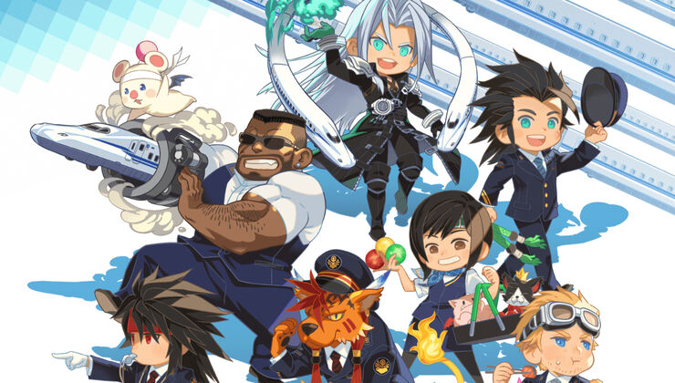 Final Fantasy VII Boards the Shinkansen in a Square Enix and JR Central Collaboration