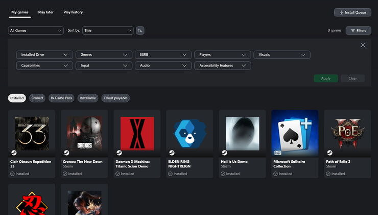 Updated Xbox App Lets You Launch Installed Games from Other Storefronts