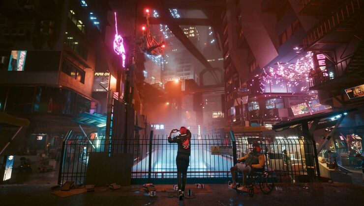 Latest Cyberpunk 2077 Update Quietly Adds Witcher 3 Items
