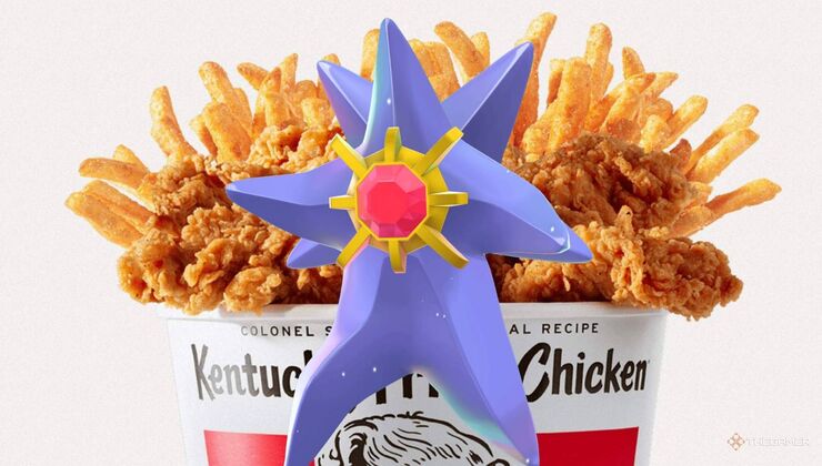 Mega Starmie Has Amassed A Cult Following So Big That KFC Has Turned It Into Fried Chicken