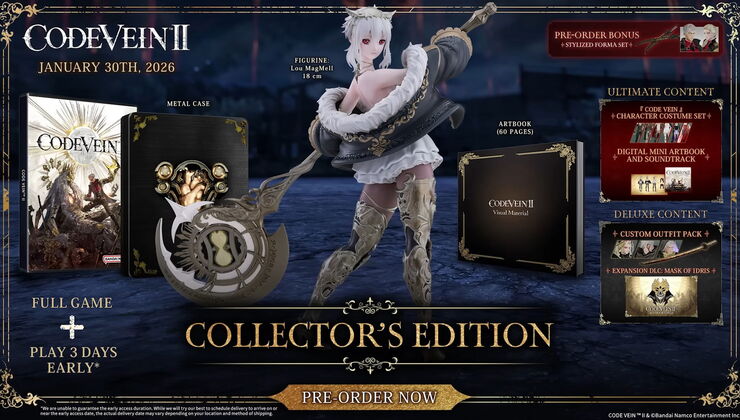 Code Vein II Collector’s Edition Revealed at Tokyo Game Show 2025