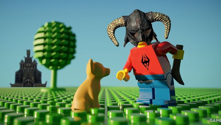 Check Out This Impressive Skyrim Map Recreated Using Over 70,000 LEGO Bricks