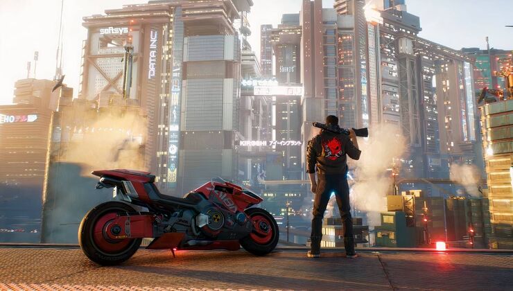 Cyberpunk 2077 Arcade Game Lets You Ride Through Night City On A Motorcycle