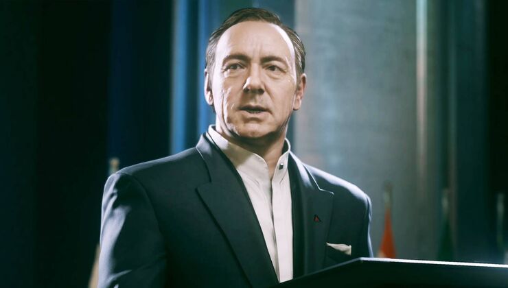 Kevin Spacey "Got A Little Weird" On Call Of Duty: Advanced Warfare Set, But Glen Schofield Says "It Doesn't Taint The Game"