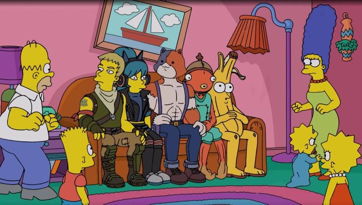 Latest Episode Of The Simpsons Opens With Fortnite's Peely Suffering A Fate Worse Than Elimination