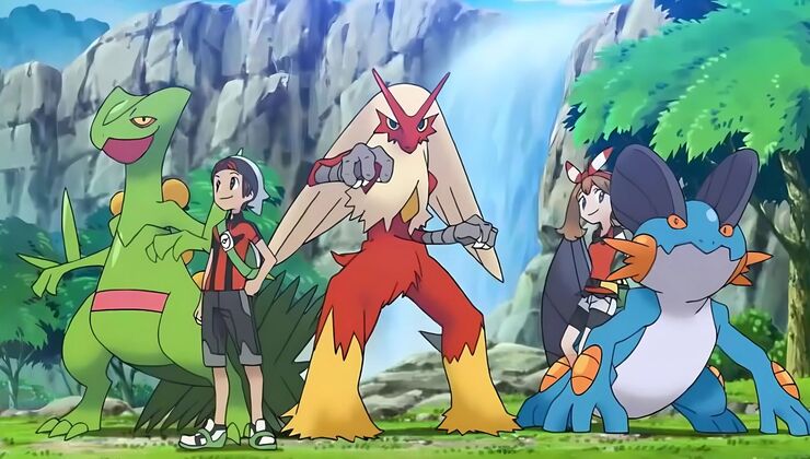 Pokemon Fan Shows Off Impressive Redesigns of Hoenn Starters and Their Evolutions