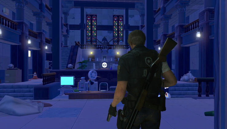 Somebody Has Perfectly Recreated Raccoon City Police Station In Pokemon Pokopia