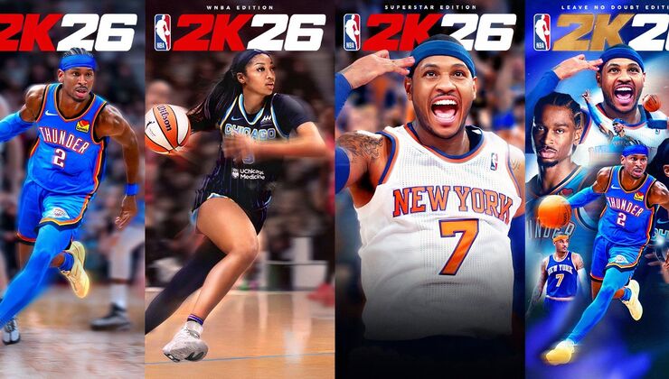 Four Editions of NBA 2K26 Features Three Different Athletes, Coming Early September