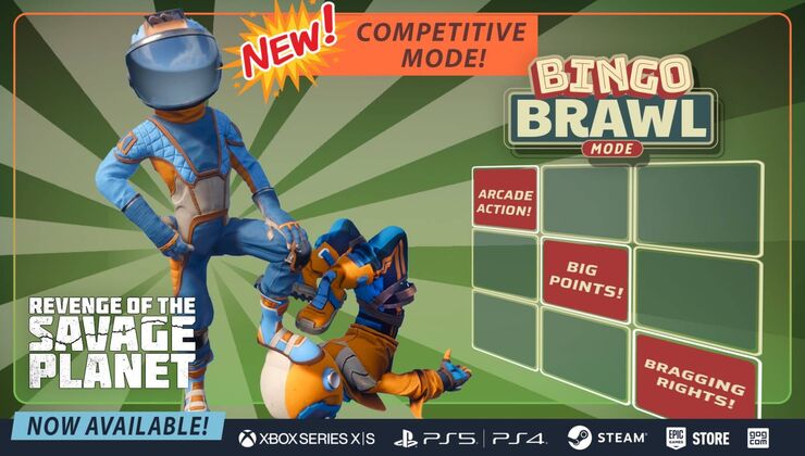 New 'Bingo Brawl' Mode Brings Friendly Competition to Revenge of the Savage Planet