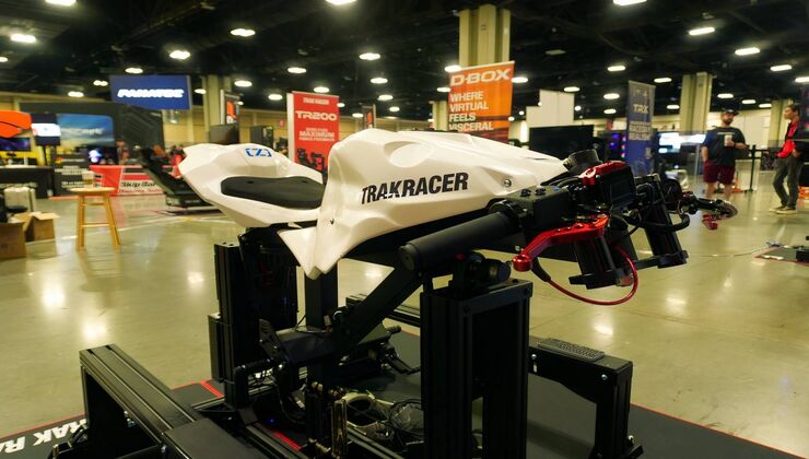 Trak Racer Unveils Unreal Realistic Motorcycle Simulation Rig at Sim Racing Expo