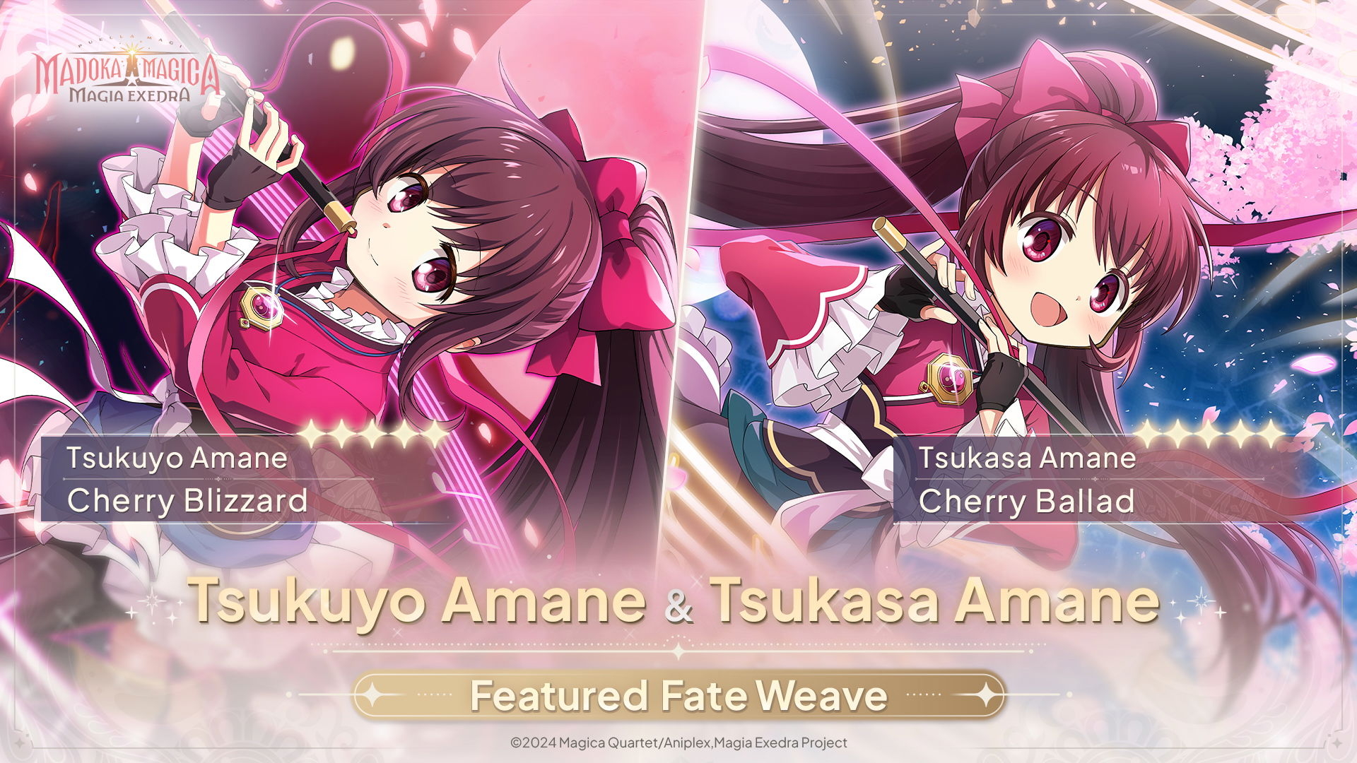 Puella Magi Madoka Magica Magia Exedra Releases New Amane Twins
