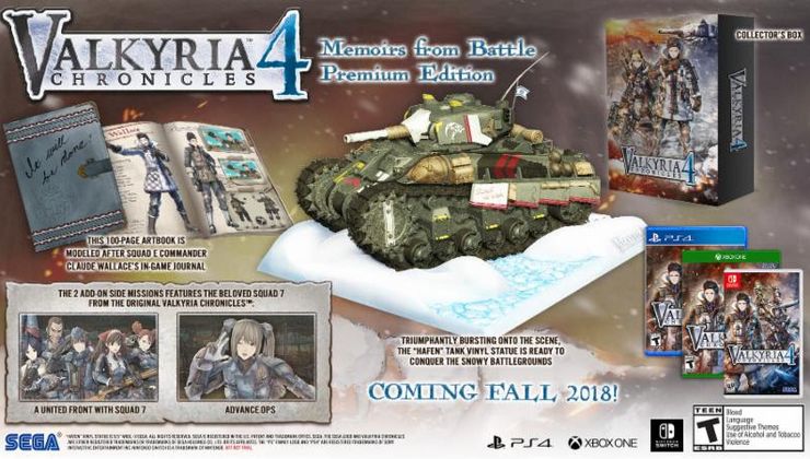 Valkyria Chronicles 4 is launching in September