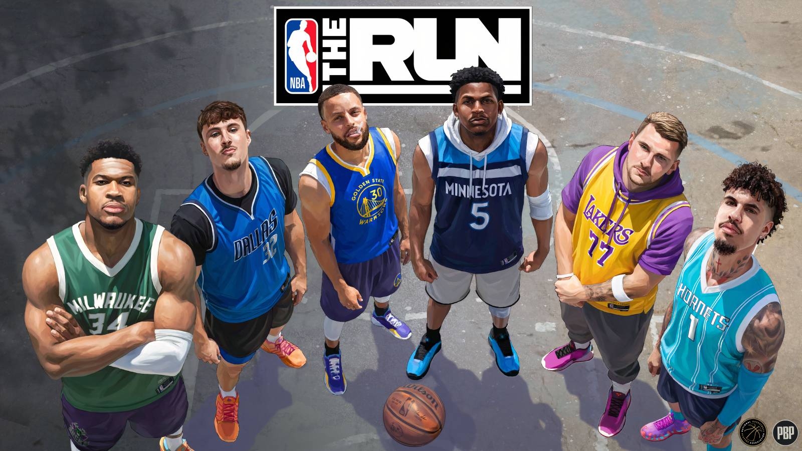 NBA THE RUN 코트 비주얼