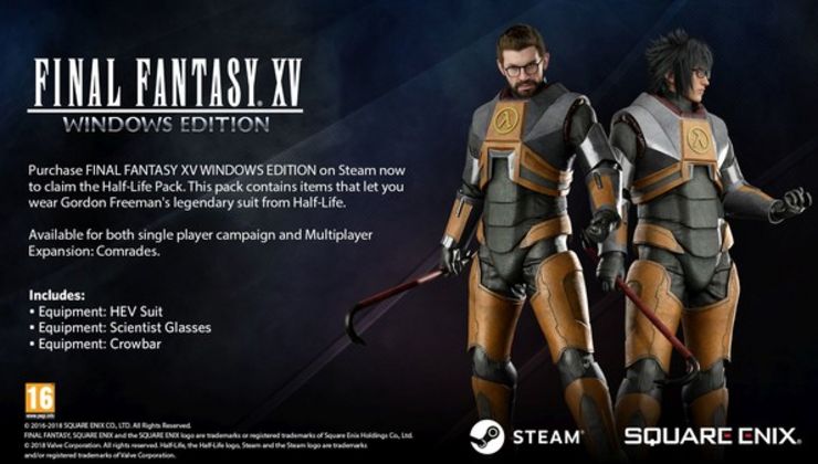 Half-Life costume for Final Fantasy XV to remain