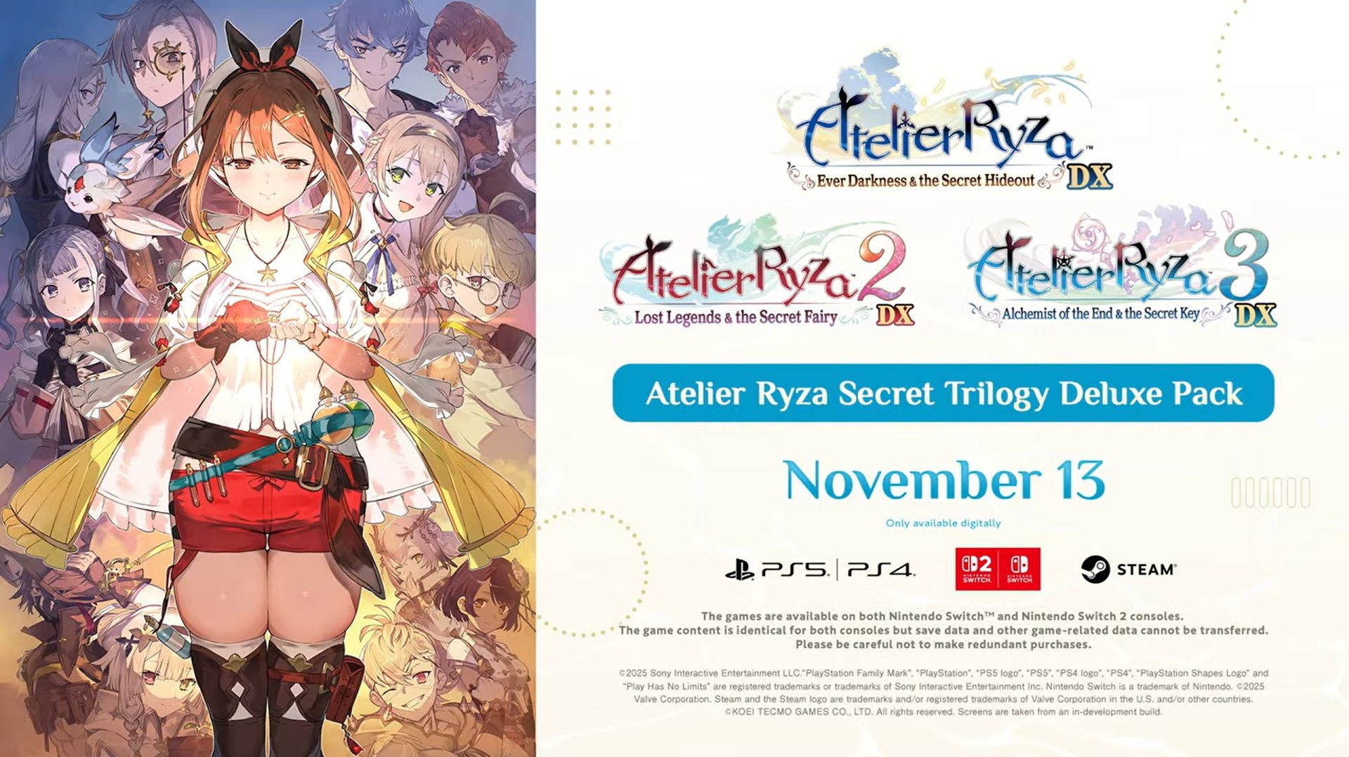 Atelier Ryza Secret Trilogy Deluxe Pack Gets Release Date - OpenCritic
