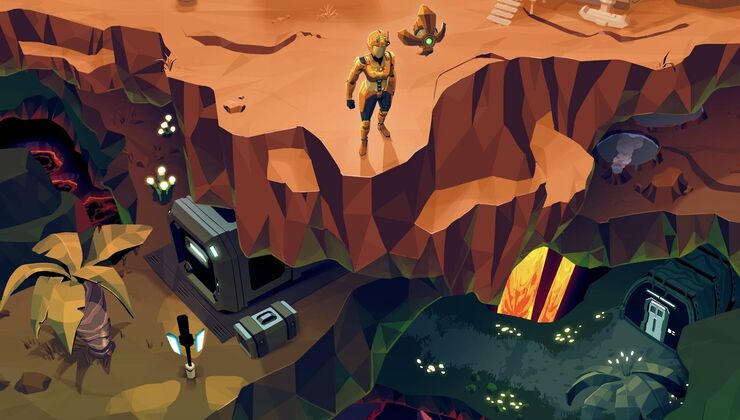 A Long Survival-Mining Journey Into the Caverns with Aethus Launch Trailer