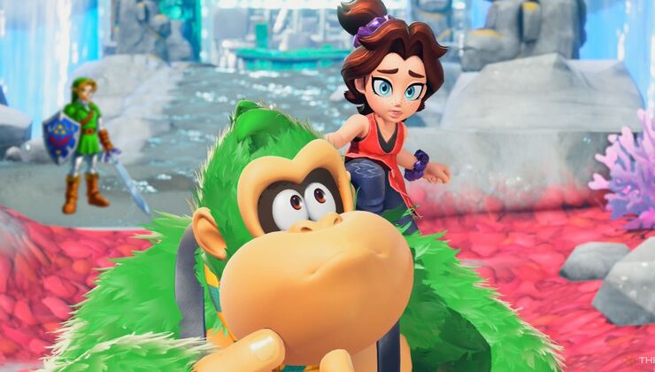 You missed an homage to The Legend of Zelda right at the start of Donkey Kong Bananza
