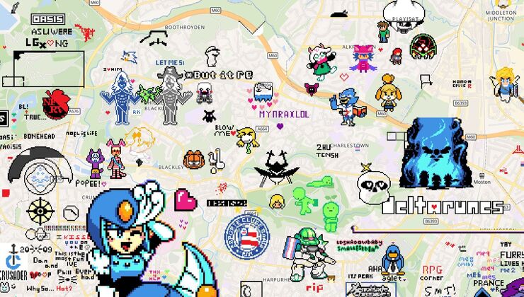 Wplace Is A Live Interactive World Map You Can Draw On, And It's Already Been Overrun By Deltarune Fans
