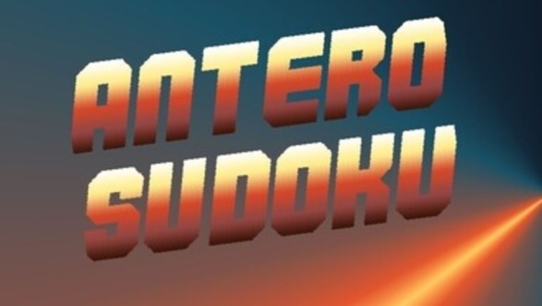 Antero Sudoku header image