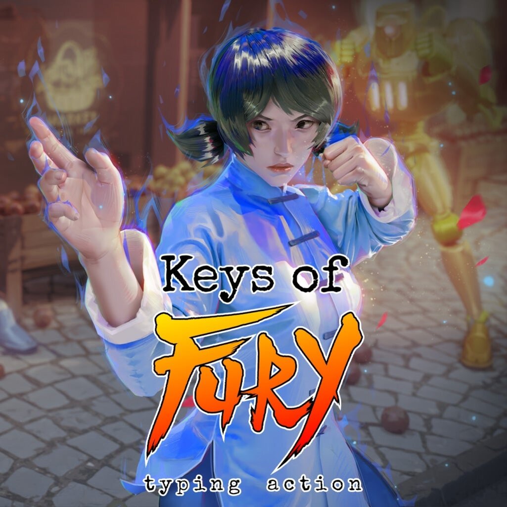 Keys of Fury: Typing Action header image