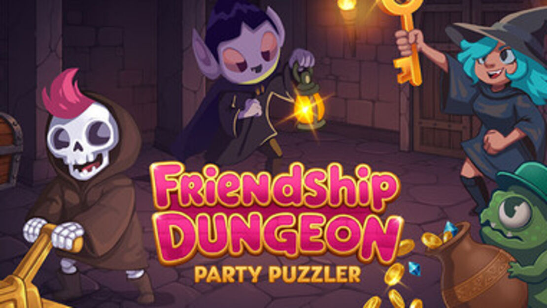 Friendship Dungeon: Party Puzzler header image