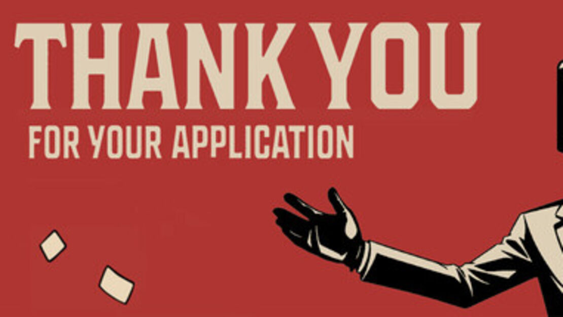 Thank You For Your Application header image