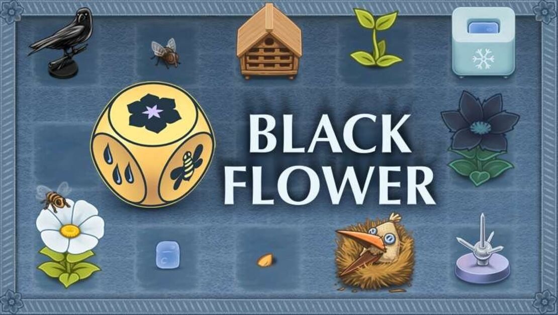 Black Flower header image